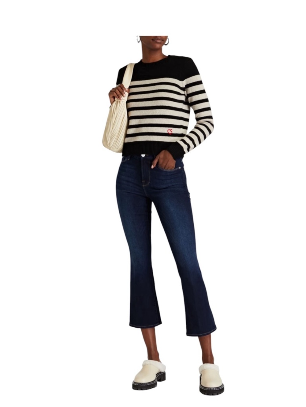 Frame Le Crop Mini Boot High Rise Jeans Size 27 - Picture 1 of 7